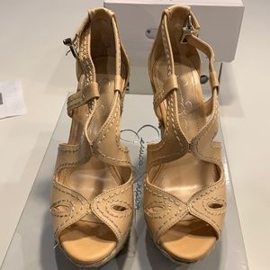 Jessica Simpson Stevania Natural Wedge Sandal